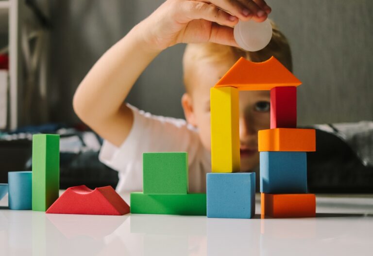 game,colored,geometric,shapes,children,close up,on,the,table,and