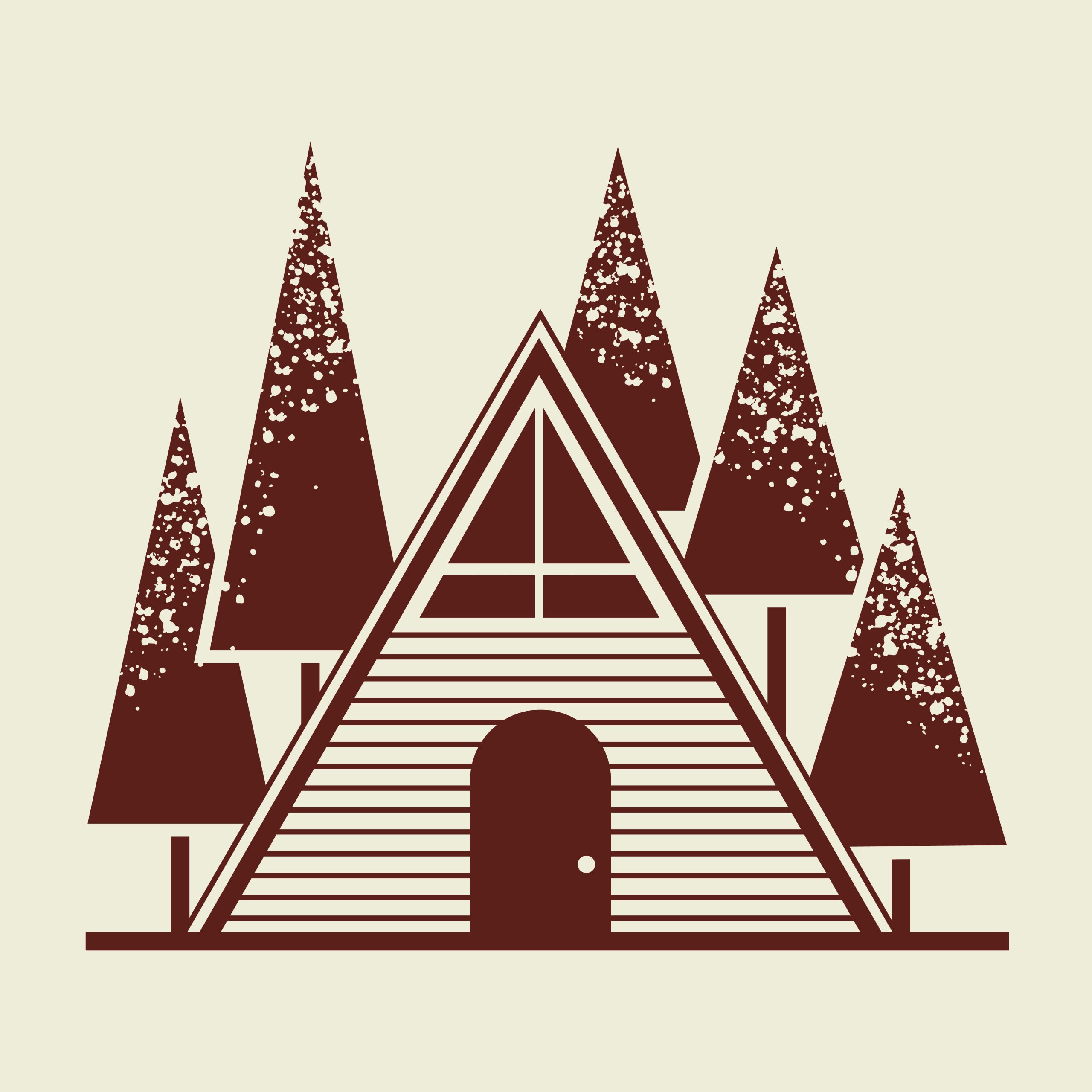 log cabin logo vector business corporate identity illustration