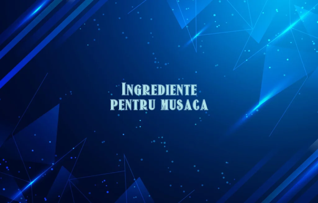 musaca ingrediente