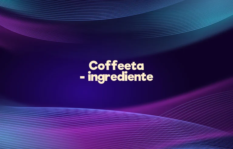 coffeeta ingrediente