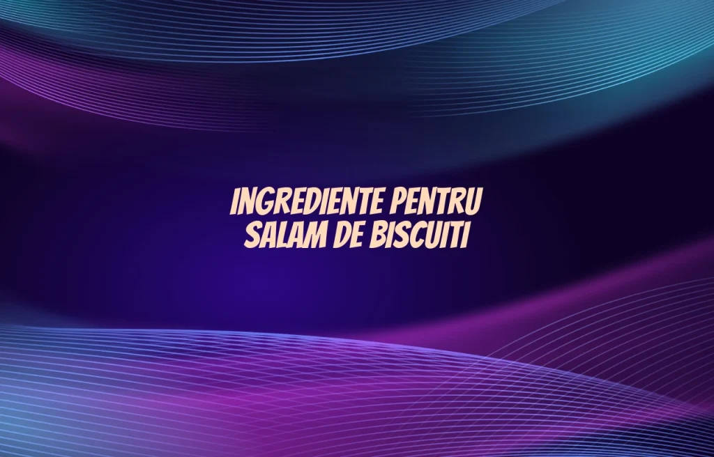 ingrediente salam de biscuiti